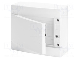 Enclosure: for modular components; IP40; wall mount; white; 40 CD
