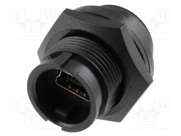 Socket; USB B mini; Data-Con-X; soldering; USB 2.0; IP67,IP68