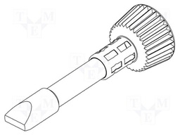 Tip; chisel; 6.5mm