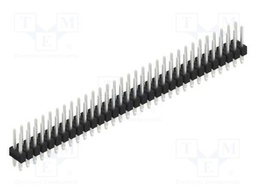 Connector: pin strips; pin header; male; PIN: 64; 2.54mm; THT; 2x32
