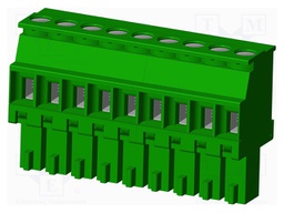 Connector: pluggable terminal block; plug; female; angled 90°