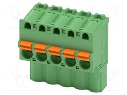 PCB connector, nominal cross section: 2.5 mm?, color: green,