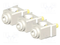 Cage clamp terminals; Poles: 3; outside