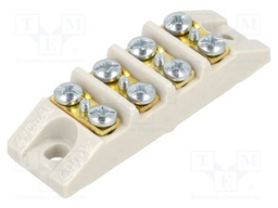Connector: terminal block; ceramics; 4mm2; ways: 4; terminals: 8