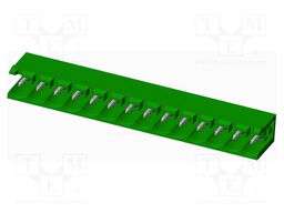 Connector: pluggable terminal block; socket; male; angled 90°