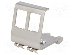 RJ45 plug boot; Keystone; RJ45 socket x2; DIN rail; Rail: TS35