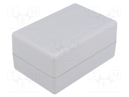 Enclosure: multipurpose; X: 75mm; Y: 114mm; Z: 56mm; ABS; grey