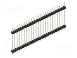 Connector: pin strips; pin header; male; PIN: 31; 2.54mm; THT; 1x31