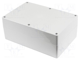 Enclosure: multipurpose; X: 200mm; Y: 300mm; Z: 120mm; 1554; grey