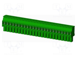 Connector: pluggable terminal block; plug; female; angled 90°