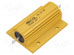 Resistor: wire-wound; with heatsink; screw; 2.7Ω; 100W; ±5%