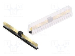 Connector: pin strips; pin header; male; PIN: 72; 2.54mm; SMT; 2x36