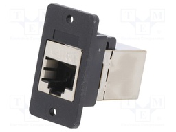 Coupler; SLIMS; Cat: 5e; shielded; Layout: 8p8c; 29mm; Mat: plastic