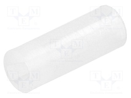 Spacer sleeve; LED; Øout: 4mm; ØLED: 3mm; L: 11mm; natural; UL94V-2