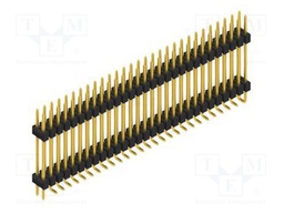 Connector: pin strips; pin header; male; PIN: 58; 2.54mm; SMT; 2x29