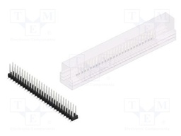 Connector: pin strips; pin header; male; PIN: 54; 2.54mm; SMT; 2x27