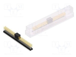 Connector: pin strips; pin header; male; PIN: 54; 2.54mm; SMT; 2x27