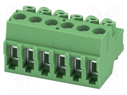 PCB connector, nominal cross section: 1.5 mm?, color: green,