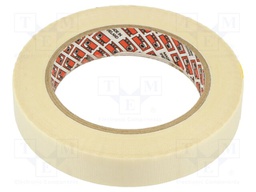 Tape: electrical insulating; W: 19mm; L: 33m; Thk: 0.165mm; white