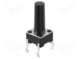 Microswitch TACT; SPST-NO; Pos: 2; 50mA/12VDC; THT; 1.57N; 6x6mm