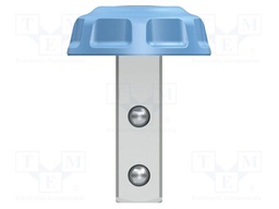 Knob; socket spanner; 1/2"; Chrom-vanadium steel; mushroom; 52mm