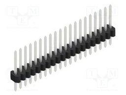 Connector: pin strips; pin header; male; PIN: 20; 1.27mm; THT; 1x20