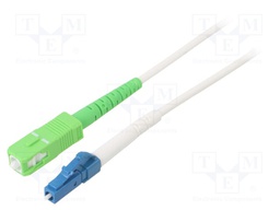 Fiber patch cord; OS2; LC/UPC,SC/APC; 25m; Optical fiber: 9/125um