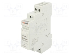Relay: installation; bistable; NC + NO; Ucoil: 12VDC; Mounting: DIN
