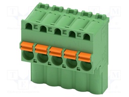 PCB connector, nominal cross section: 2.5 mm?, color: green,