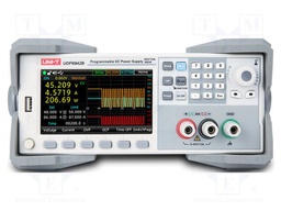 Power supply: programmable laboratory; 0÷60VDC; 0÷10A; 200W