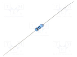 Resistor: thin film; THT; 390Ω; 600mW; ±5%; Ø2.5x6.5mm; 50ppm/°C