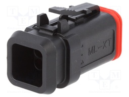 Connector: automotive; ML-XT; plug; female; Size: 16; PIN: 6; IP69K