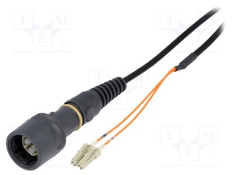 Connector: fiber optic; patchcord; PIN: 2; multi mode duplex (MM)