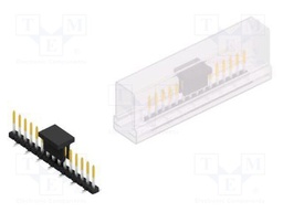 Connector: pin strips; pin header; male; PIN: 15; 2mm; SMT; 1x15