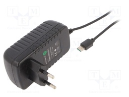 Power supply: switched-mode; voltage source; 5VDC; 4A; 20W; plug