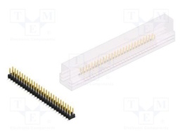 Connector: pin strips; pin header; male; PIN: 52; 2.54mm; SMT; 2x26
