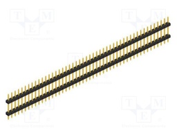 Connector: pin strips; pin header; male; PIN: 48; 2mm; THT; 1x48