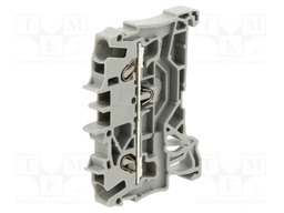 DIN Rail Mount Terminal Block, 2 Ways, 22 AWG, 12 AWG, 4 mm², Clamp, 24 A