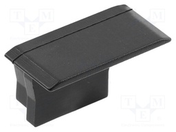 Cap for LED profiles; black; 10pcs.