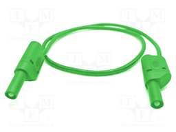 Test lead; 32A; banana plug 4mm,both sides; Urated: 1kV; Len: 1m