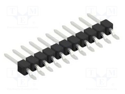 Connector: pin strips; pin header; male; PIN: 11; 2.54mm; SMT; 1x11