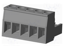 Connector: pluggable terminal block; plug; female; straight; grey