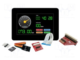 Display: TFT; 4.3"; 480x272; Window dimensions: 95.04x53.86mm