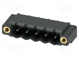 PCB headers, nominal cross section: 2.5 mm?, color: black, n