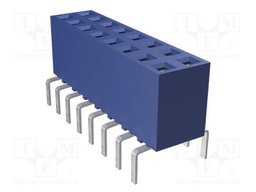 Connector: PCB to PCB; straight; PIN: 20; THT; female; THT; socket