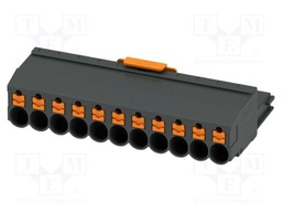 PCB connector, nominal cross section: 4 mm2, color: black, n