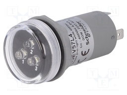 Voltage indicator; 30mm; Harmony XB5; -30÷70°C; IP55; 30mm