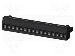 Connector: pluggable terminal block; plug; female; straight; 300V