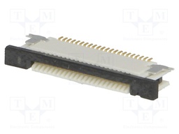 Connector: FFC/FPC; horizontal; PIN: 22; top contacts,ZIF; SMT; 50V