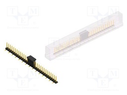 Connector: pin strips; pin header; male; PIN: 30; 2.54mm; SMT; 1x30